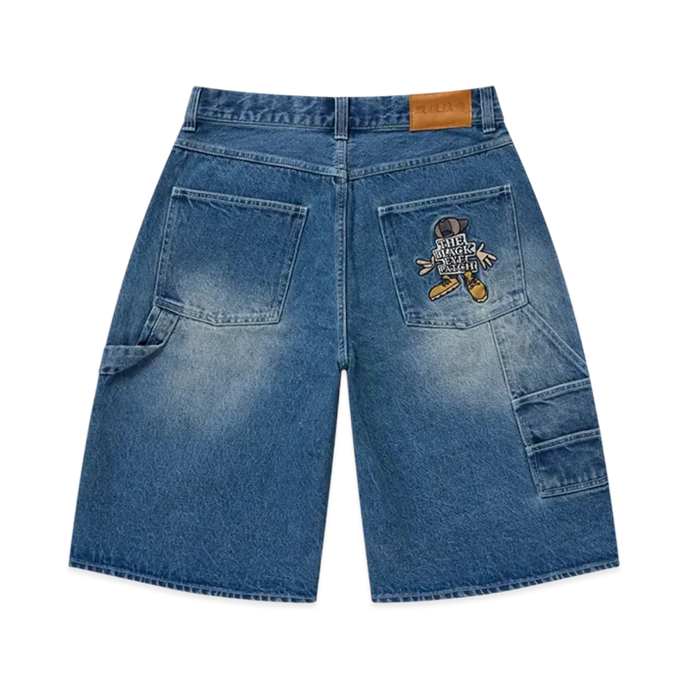 BlackEyePatch OG Boy Baggy Shorts "Indigo"