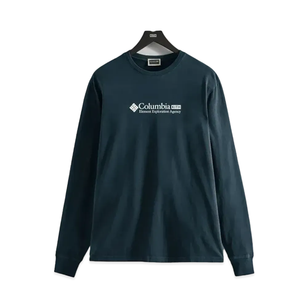 Kith x Columbia Element Exploration Agency L/S Tee "Abyss"