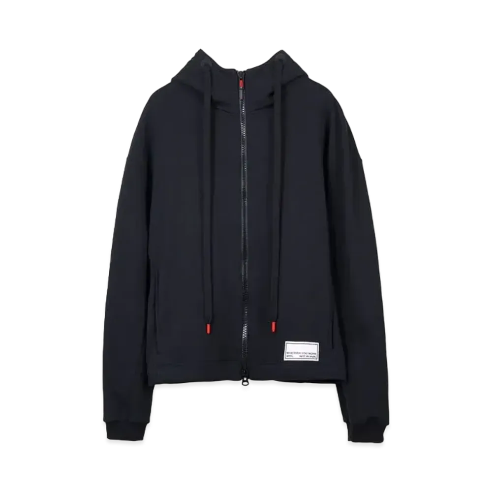 TAIGALIONA ANTI VIRUS ZIP UP HOODED "BLACK"