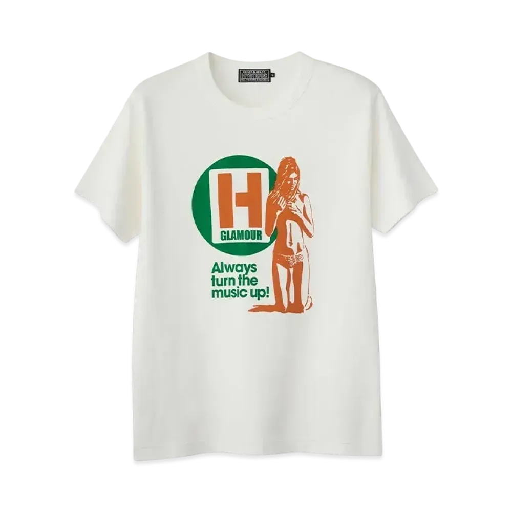 HYSTERIC GLAMOUR H Hours T-Shirt "White"