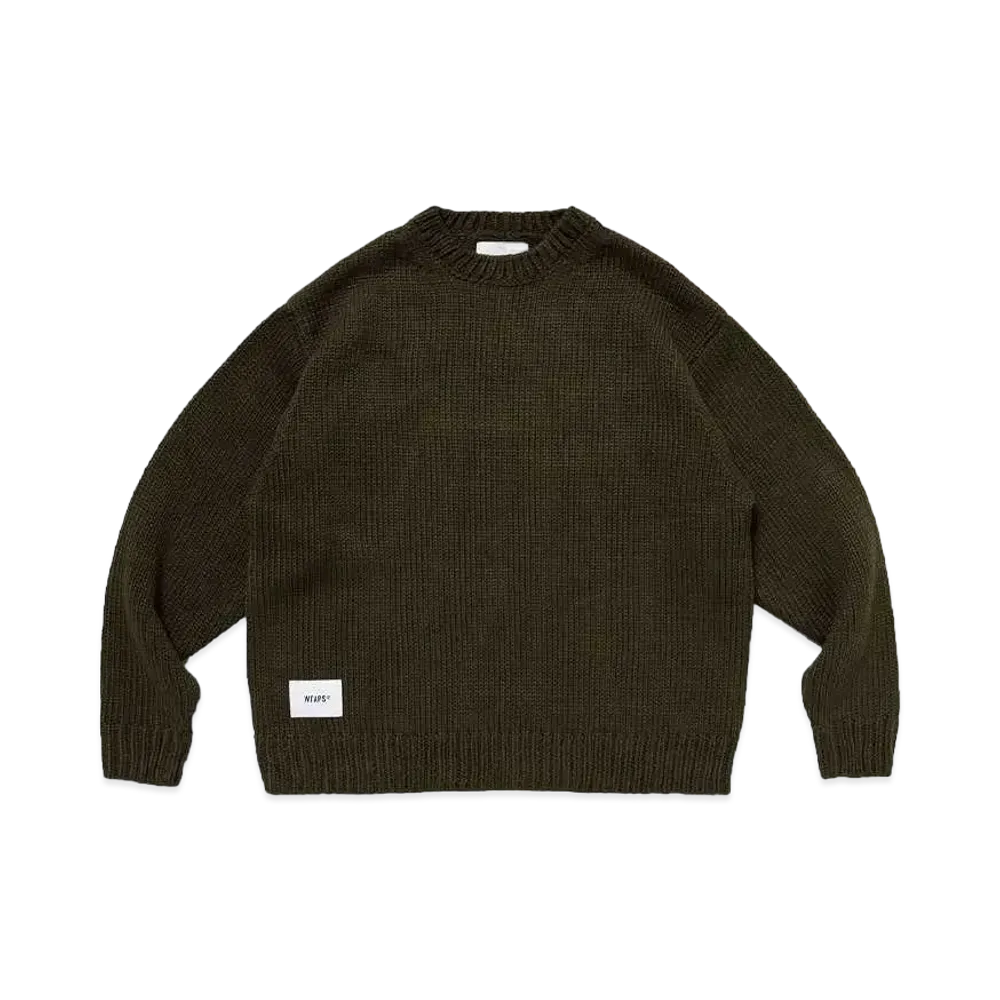 WTAPS CN 01 / Sweater / Poly "Olive Drab"