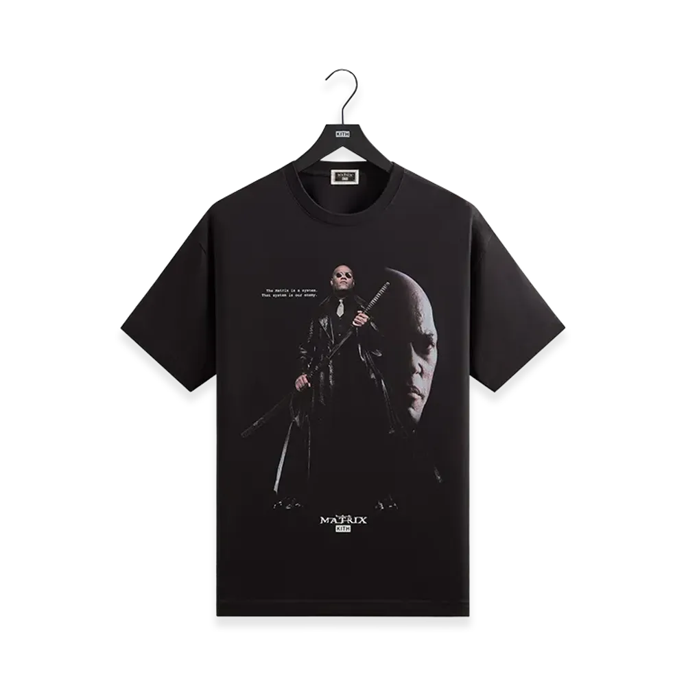 Kith x The Matrix Morpheus Tee "Black"