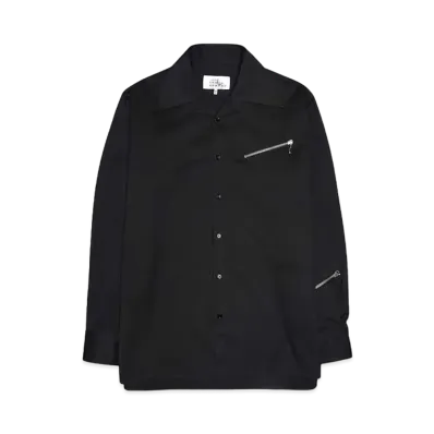 MM6 Maison Margiela Long-Sleeved Shirt "Black"