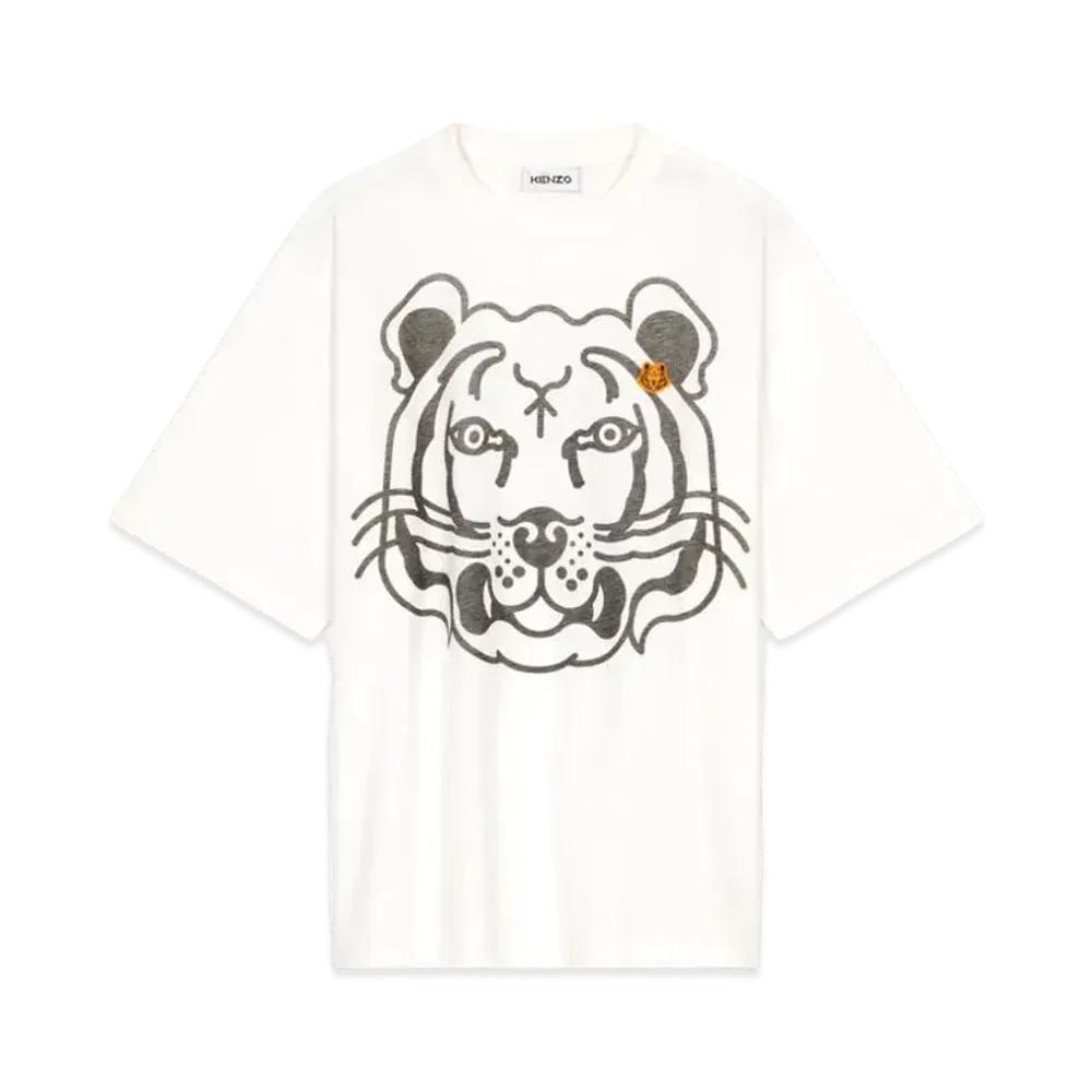 KENZO OverSized T-shirt K-Tiger "White"