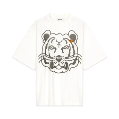 KENZO OverSized T-shirt K-Tiger "White"