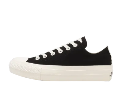Converse Women's All Star PLTS Flowercut OX "Black/White"