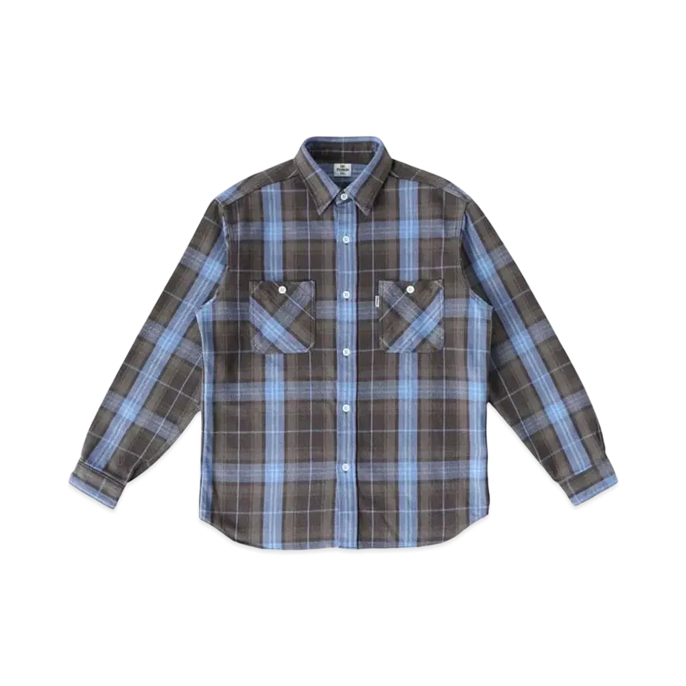 Ron Herman Heavy Flannel Cheked Shirt "Blue"