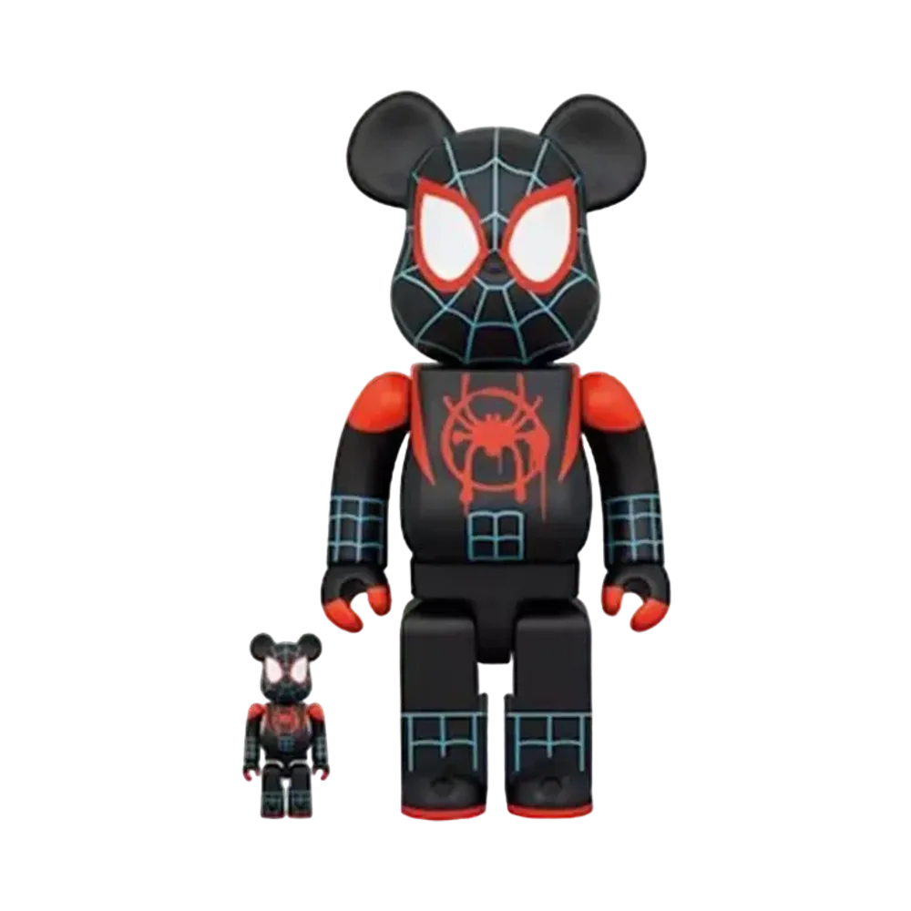 MEDICOM TOY "BEARBRICK" -SPIDER-MAN:INTO THE SPIDER-VERSE- SPIDER-MAN (Miles Morales)100% & 400%