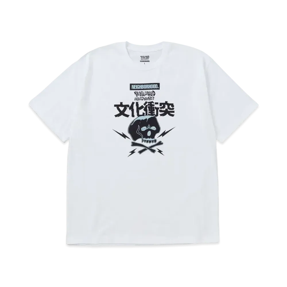 NEIGHBORHOOD x REBEL DREAD HARDWARE . Tee SS-3 "White"