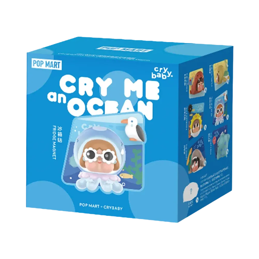 POP MART CRYBABY Cry Me an Ocean Series Fridge Magnet [Piece]