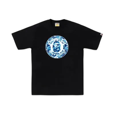 A BATHING APE Abc Camo Busy Works Tee "Black/Black"