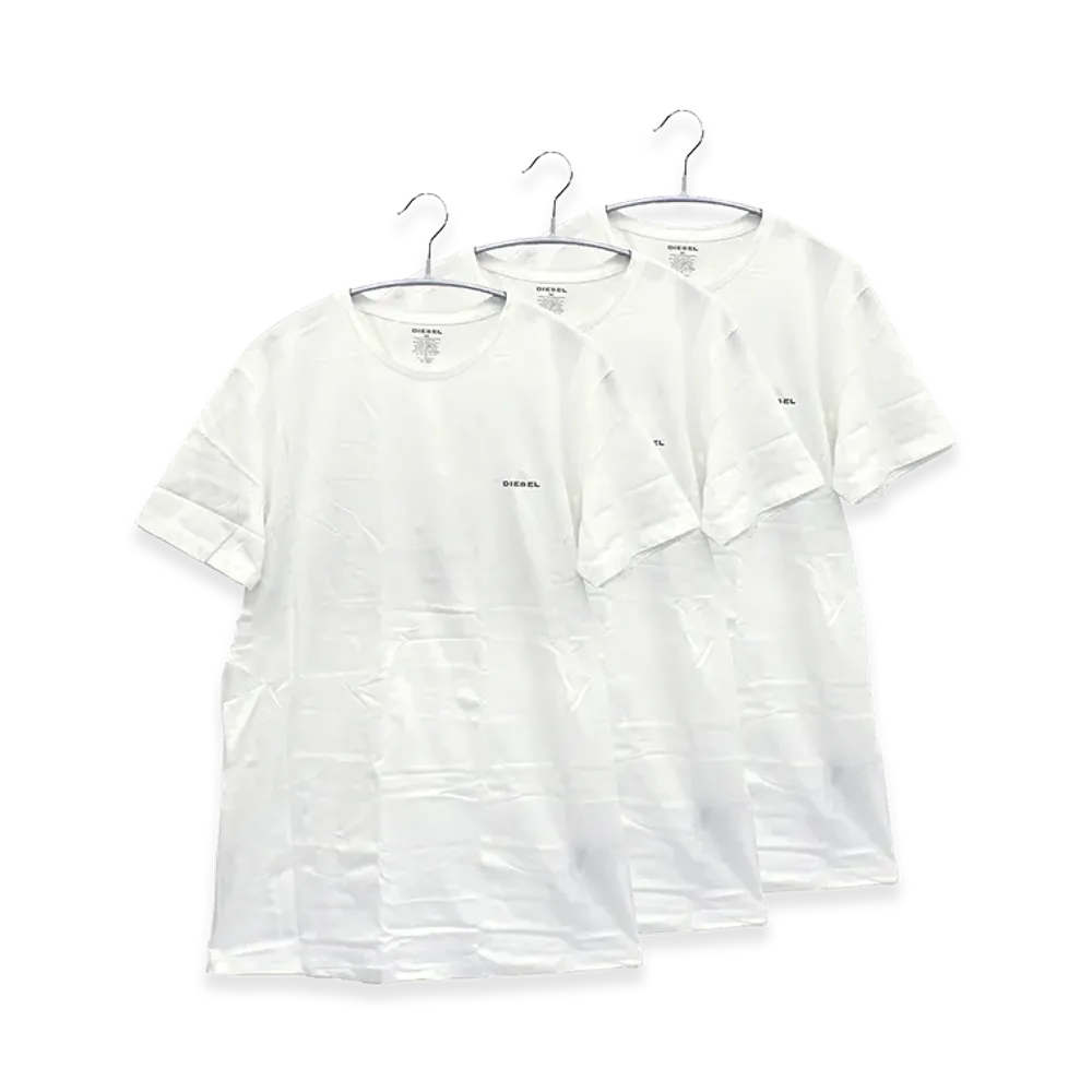 Diesel 3Pack Crewneck T-Shirt "White"