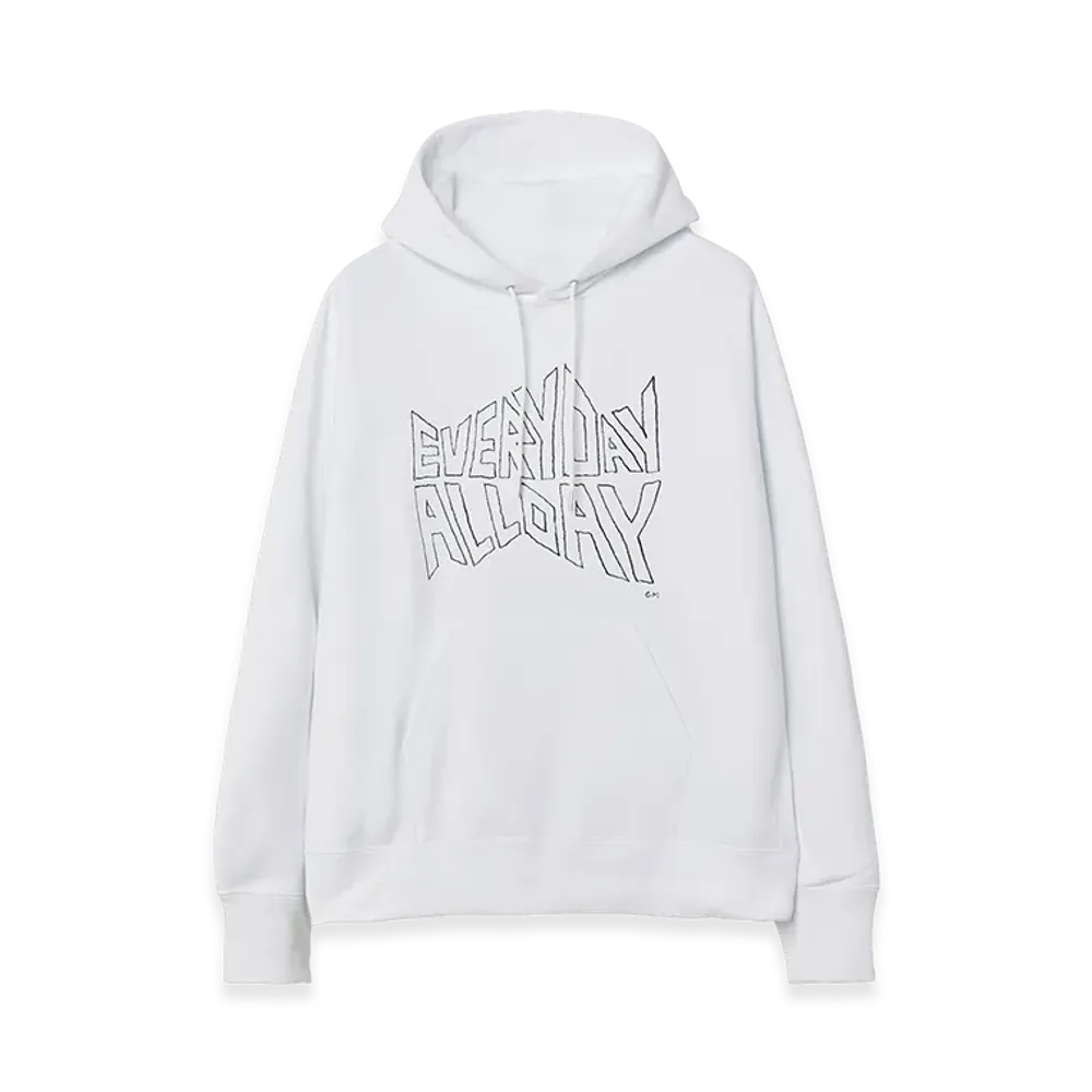 sacai by Geoff Mcfetridge Print Hoodie "White"