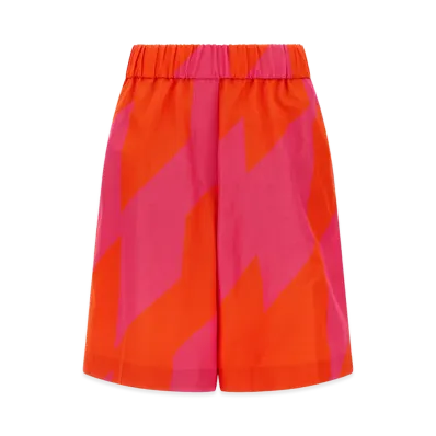 DRIES VAN NOTEN Women's 'Pomy Bis' Bermuda Shorts "Fuchsia"