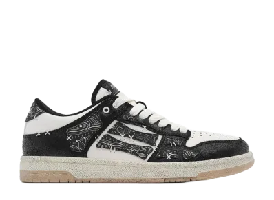 AMIRI Skel Top Low Bandana "Black/White"