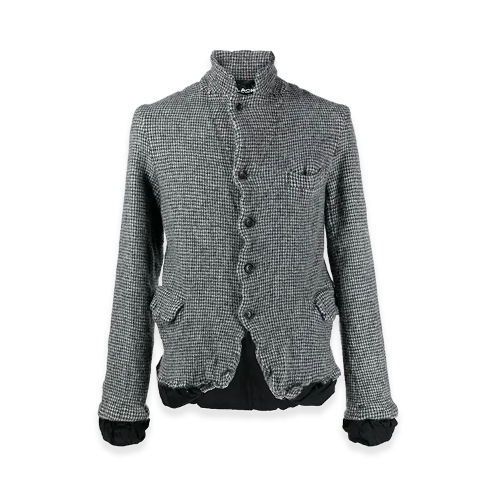 BLACK COMME des GARCONS Check Jacket "White"