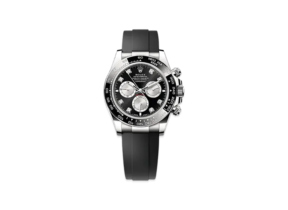 ROLEX Cosmograph Daytona 40mm White Gold 126519LN "Bright Black/Steel"