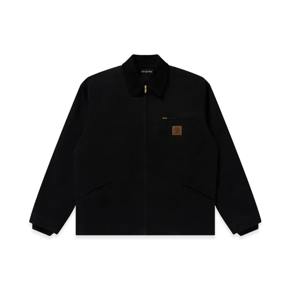 BlackEyePatch Leather Patched Duck Jacket "Black"