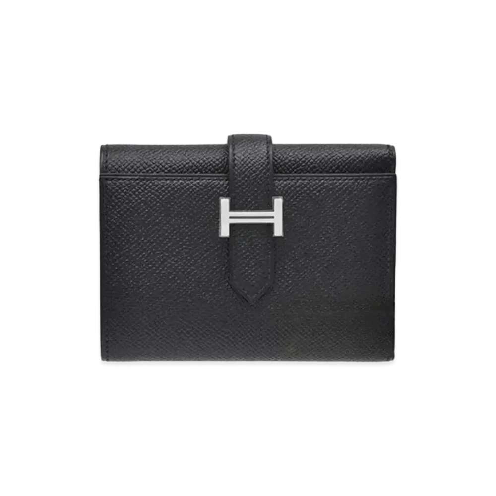 Hermes Bearn Combine Veau Epsom "Noir/Silver"