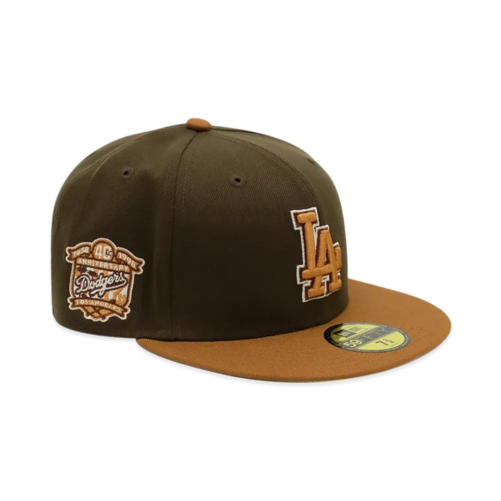 NEW ERA x THE CAP 59Fifty Timberveil Los Angeles Dodgers "Walnut"