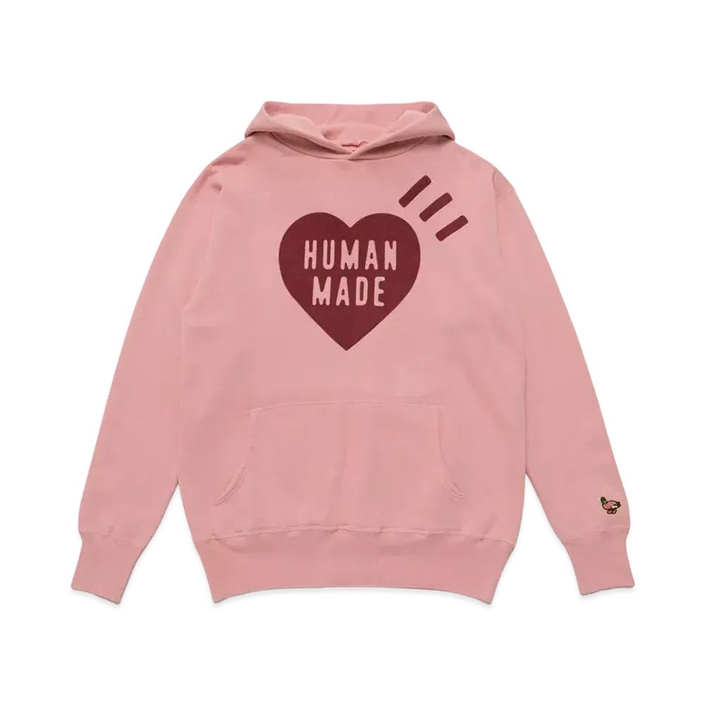 HUMAN MADE HOODED SWEATSHIRT "Pink"