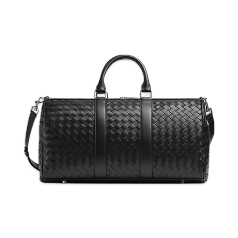 Bottega Veneta Intrecciato Duffle "Black"