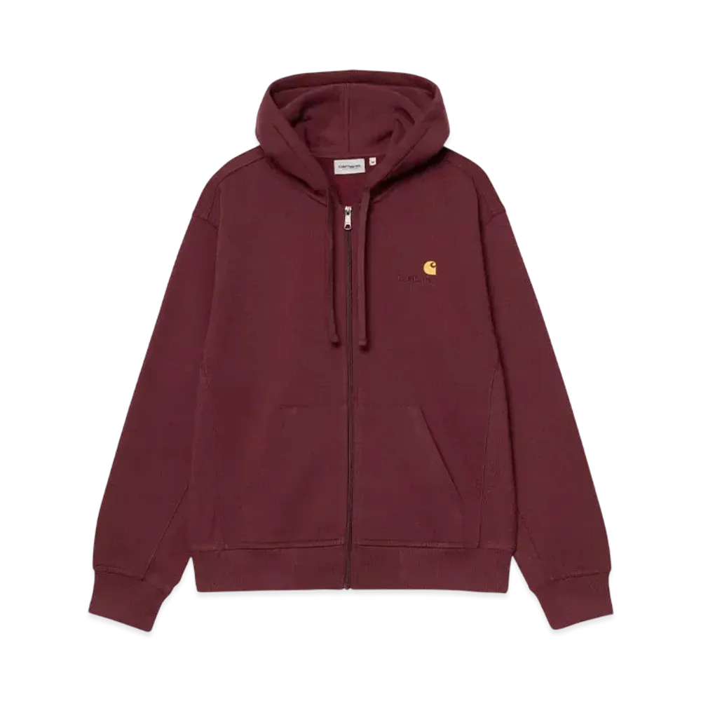 Carhartt WIP Hooded American Script Jacket "Malbec"