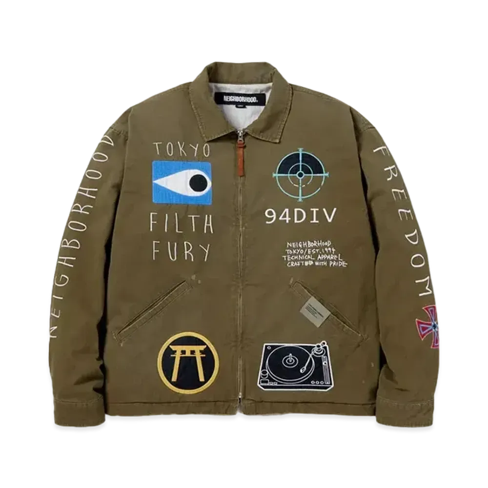 NEIGHBORHOOD Savage Souvenir Jacket "Olive Drab"
