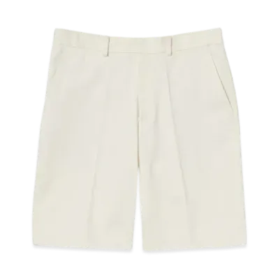AURALEE Washed Finx Chino Shorts "White"
