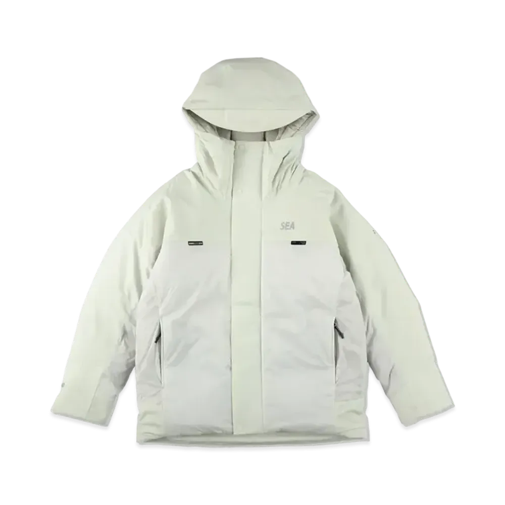 WIND AND SEA x AFD Snowfield Bulky Down Jacket "White"