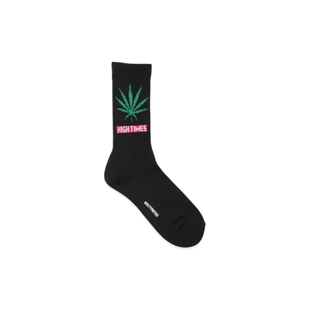 WACKO MARIA x HIGH TIMES Jacquard Socks "Black"