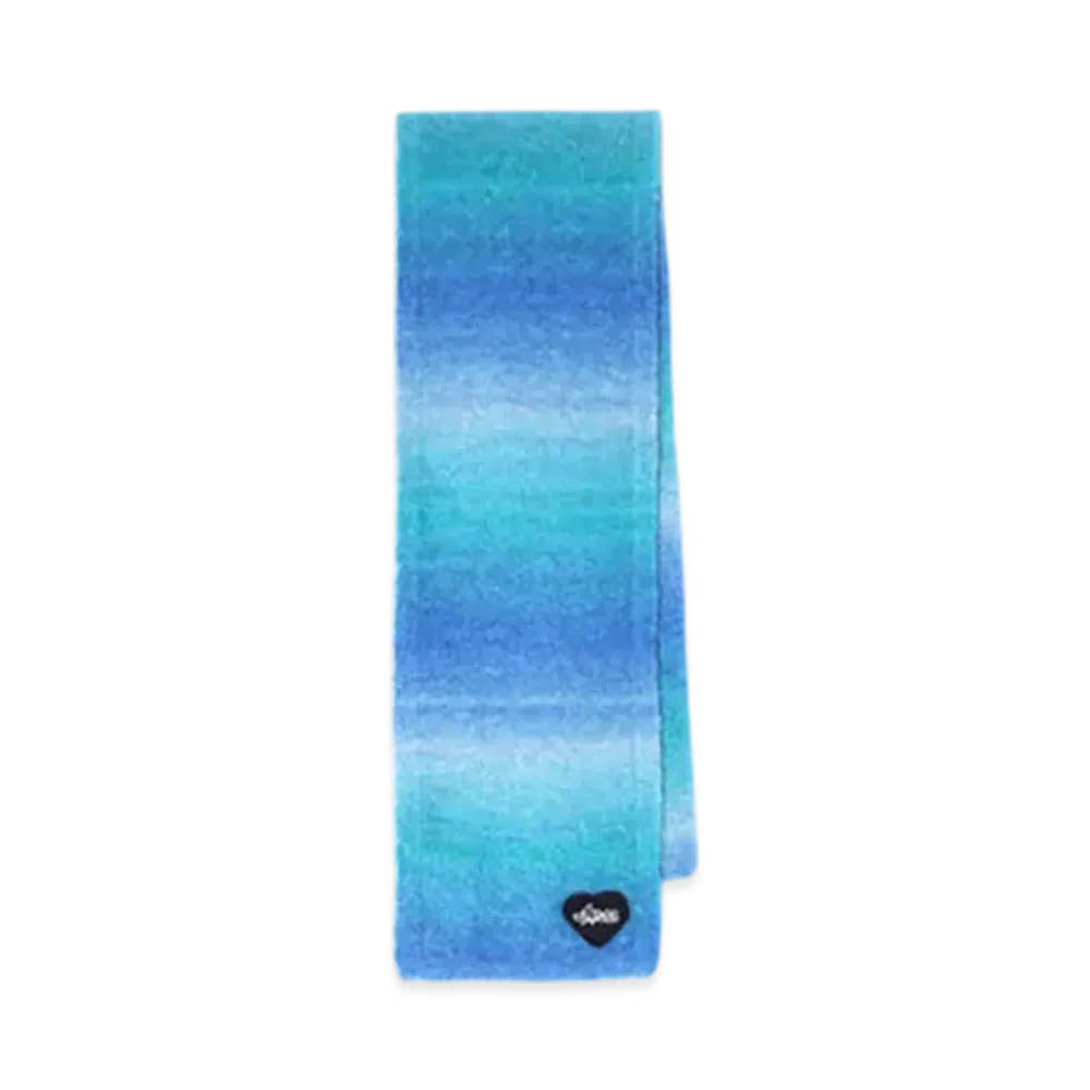 A BATHING APE APEE Spray Dye Scarf "Blue"