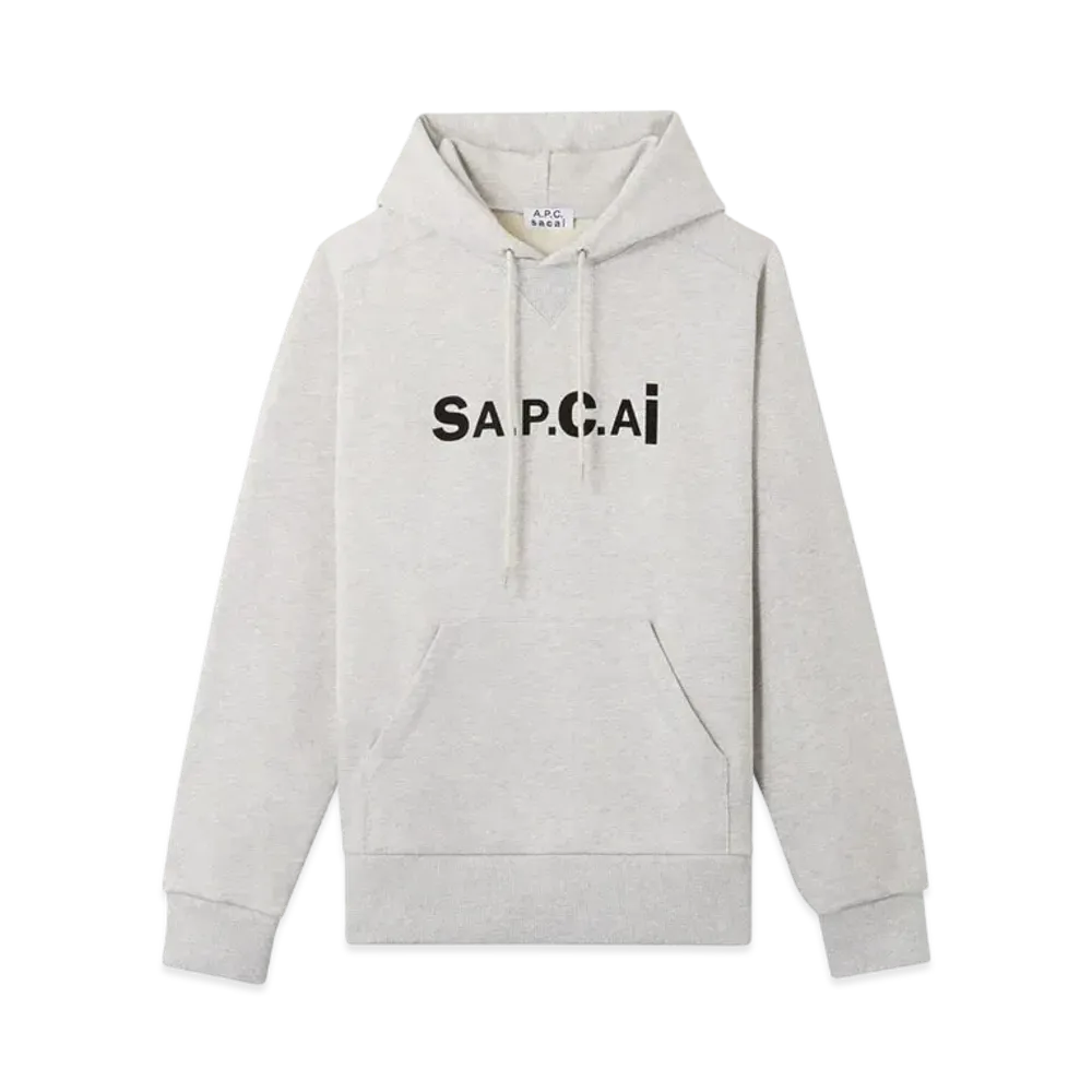 sacai x A.P.C. HOODIE TAIYO "Light Gray"
