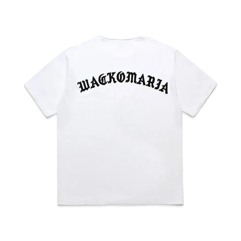 WACKO MARIA Washed Heavy Weight T-Shirt "White"