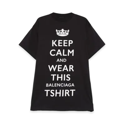 BALENCIAGA Women's T-Shirts "Black"