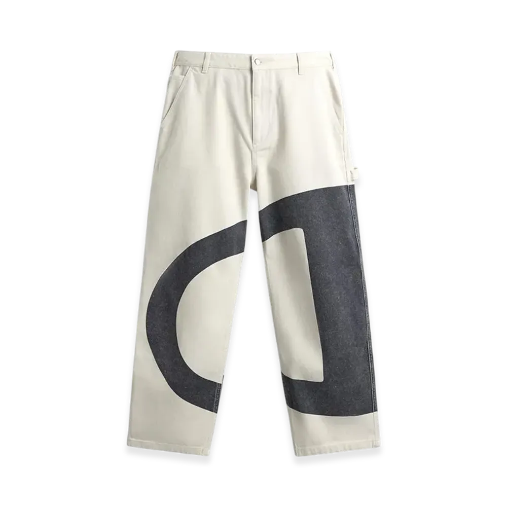 ZARA x CHAMPION Pants with Contrast Logo "Ecru"