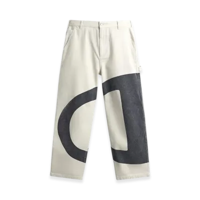 ZARA x CHAMPION Pants with Contrast Logo "Ecru"