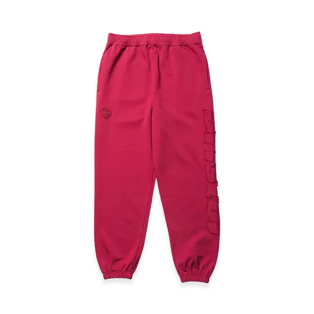 F.C.Real Bristol Cut-Off Logo Sweat Pants "Red"