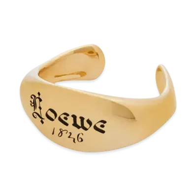 LOEWE Signet Cuff in Sterling Silver "Gold"