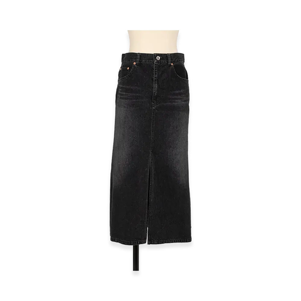 sacai Women's Denim Skirt "Black"
