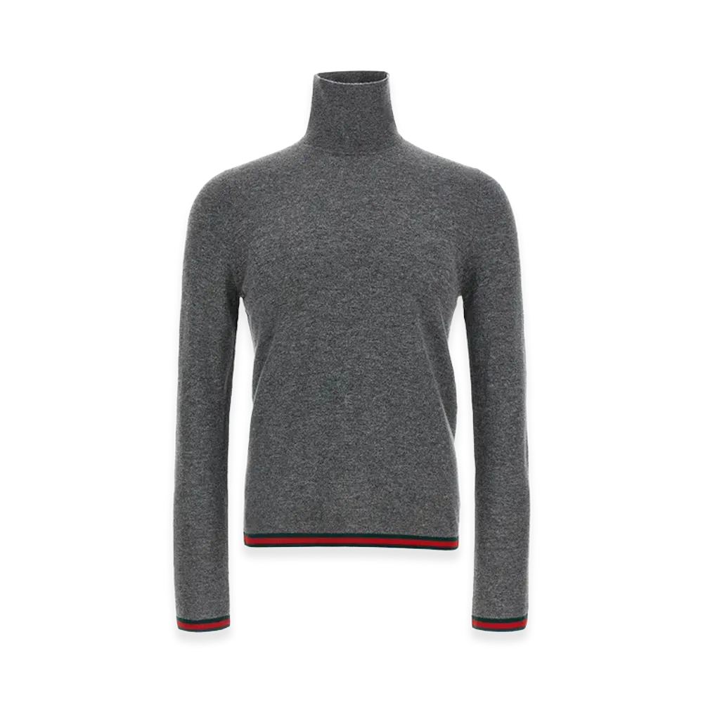 GUCCI Web Ribbon Mesh "Grey"