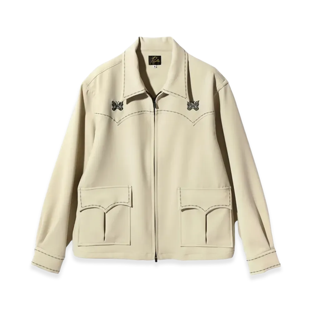 NEEDLES PE/PU Double Cloth Western Sport Jacket "Beige"