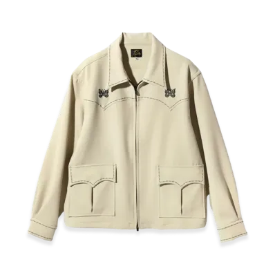 NEEDLES PE/PU Double Cloth Western Sport Jacket "Beige"