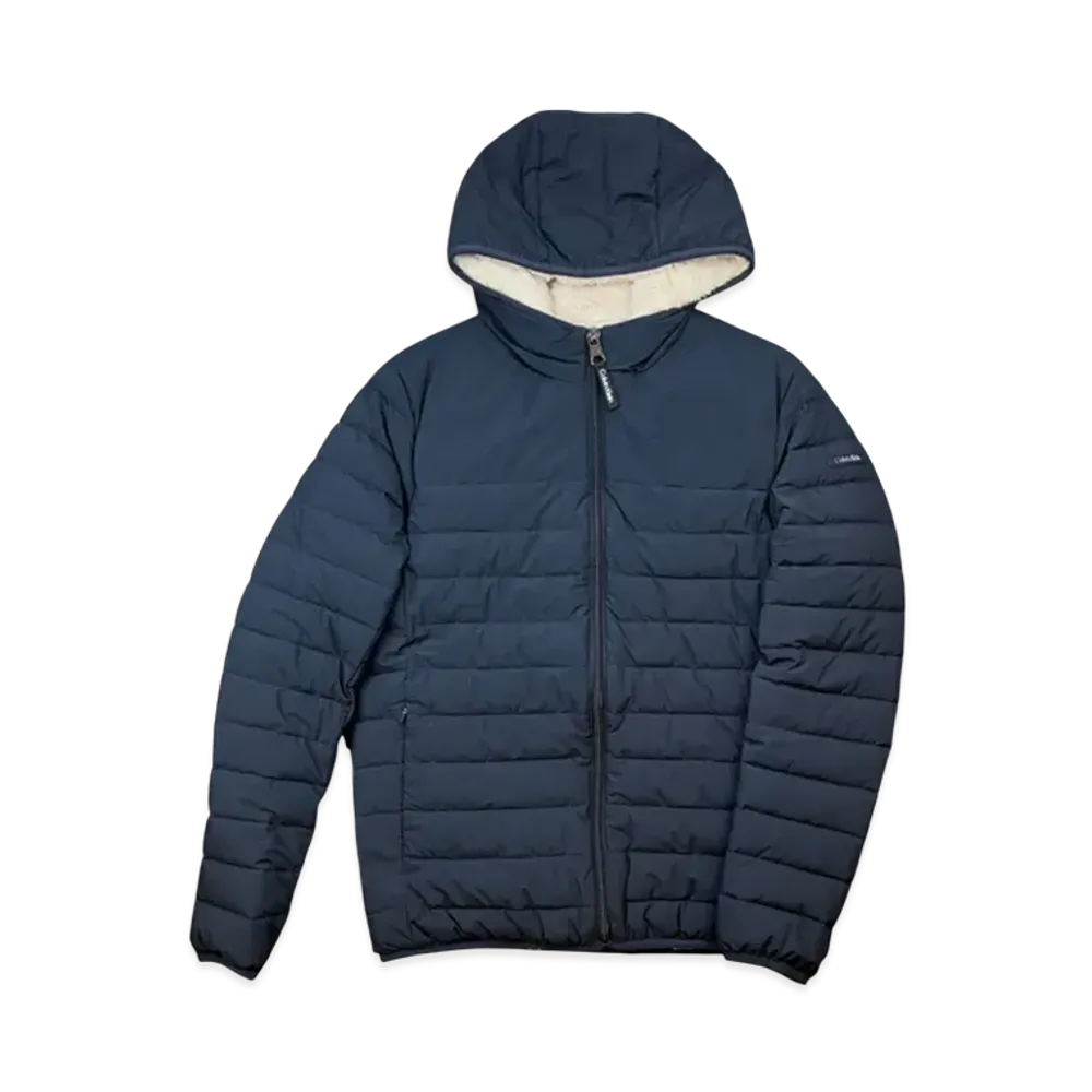 Calvin Klein Padded Boa Jacket "Navy"