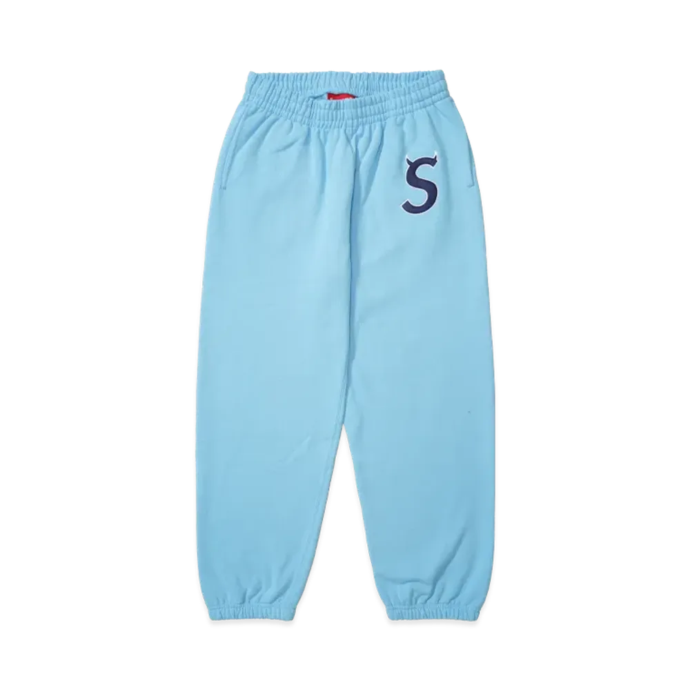 Supreme Devil S Logo Sweatpant "Light Blue"