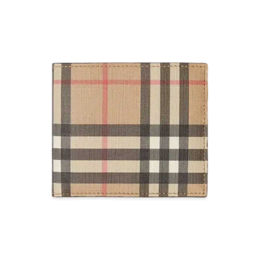 BURBERRY Vintage Check Bifold Wallet "Archive Beige"