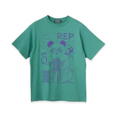 HYSTERIC GLAMOUR R.E.P. Higher Than The Sun T-Shirt "Green"