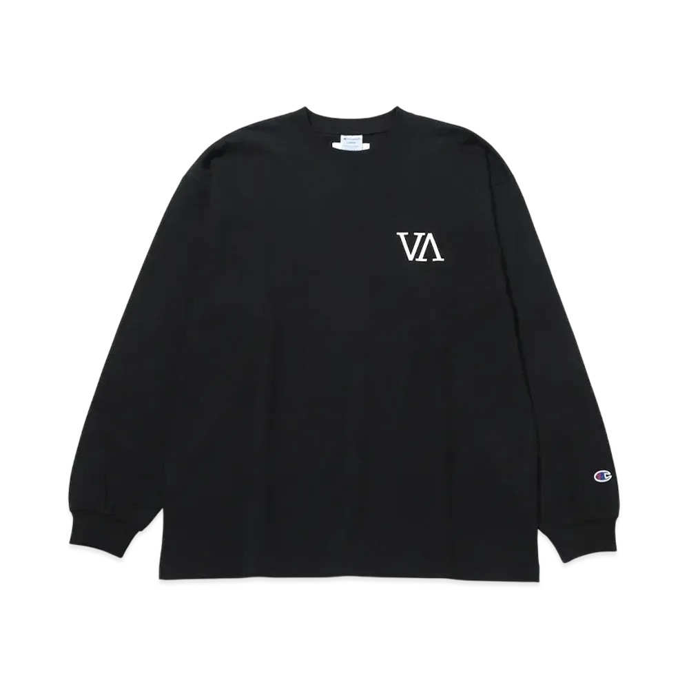 V.A. x Champion LS Tee #1 "Black"