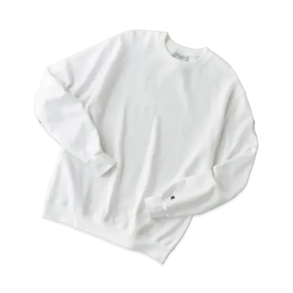 Champion Oversized Pullover Crew Neck Sweatshirt "White"