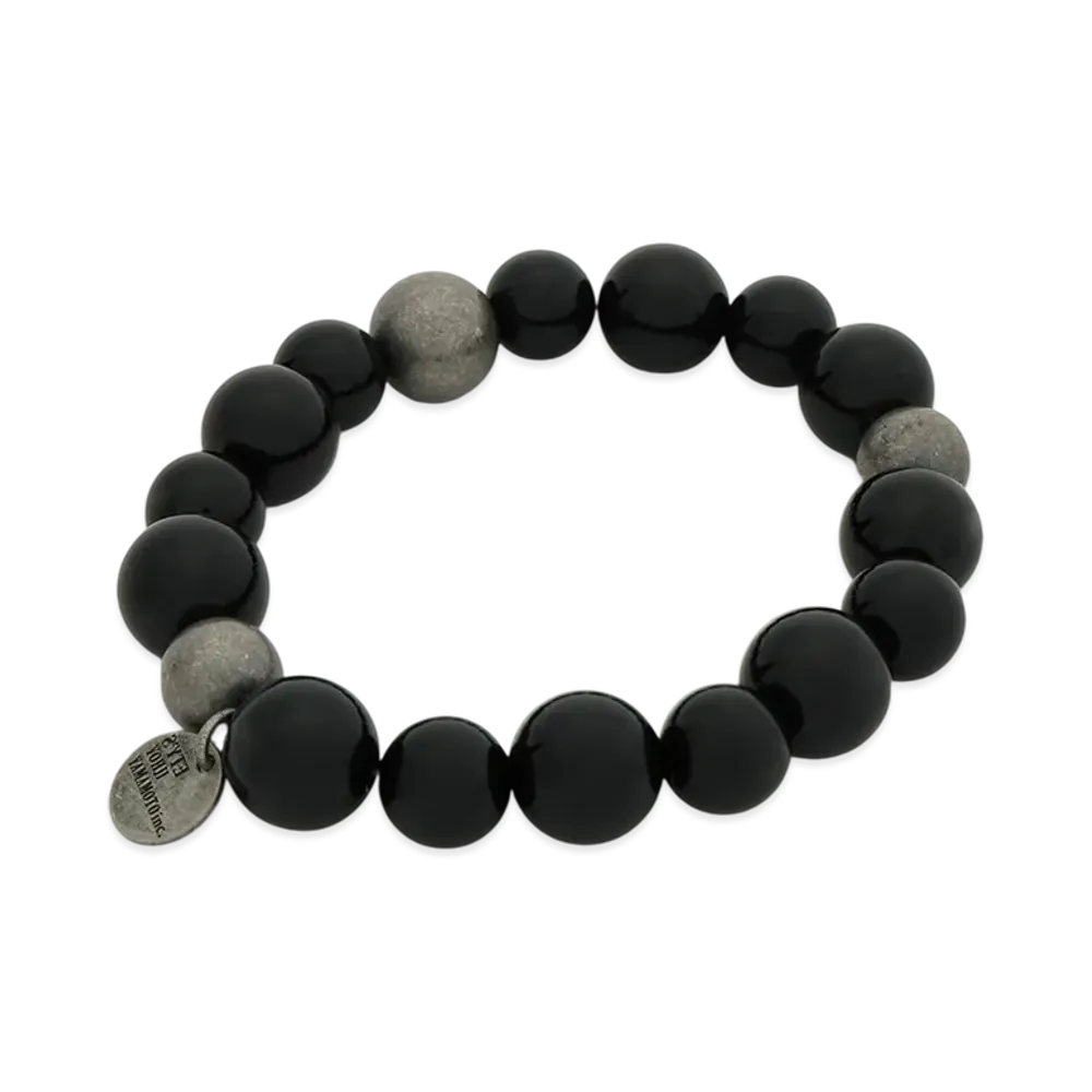 S'YTE Onyx Bead Bracelet "Black"